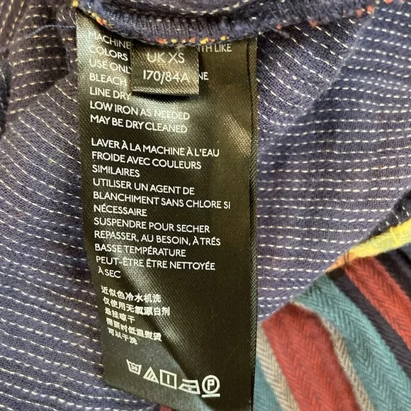 We the FREE Womens Navy Plaid Long Sleeve
Square Neck Top Ruffle Sz XS. - Picture 8 of 8